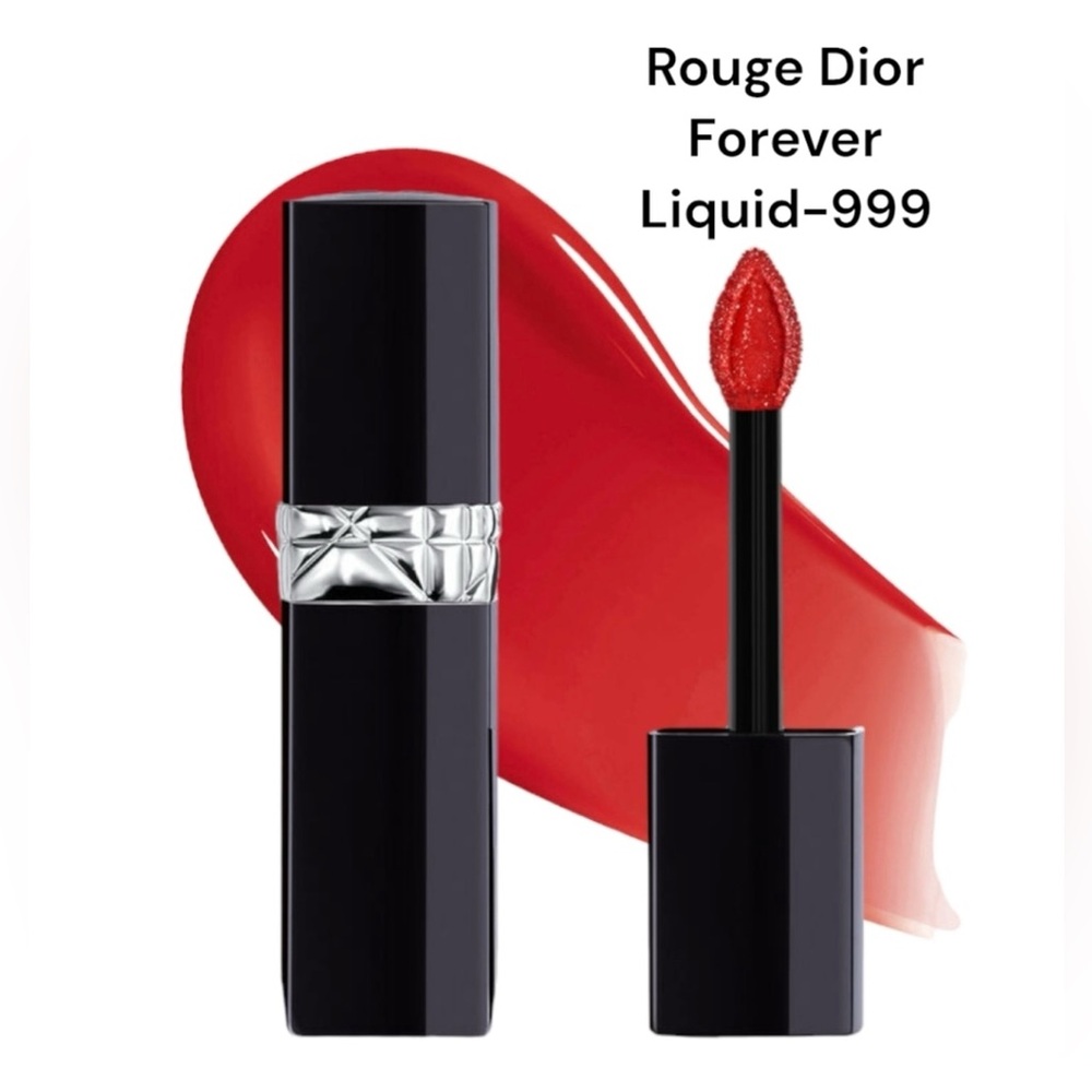 Dior— Rouge Dior Forever Liquid Color 999 New Never Used - Picture 1 of 5